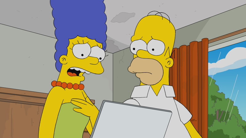 Illustration for article titled Lisa flees to Canada, but a tepid Simpsons settles for safe ground